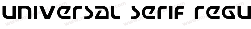 Universal Serif Regu字体转换